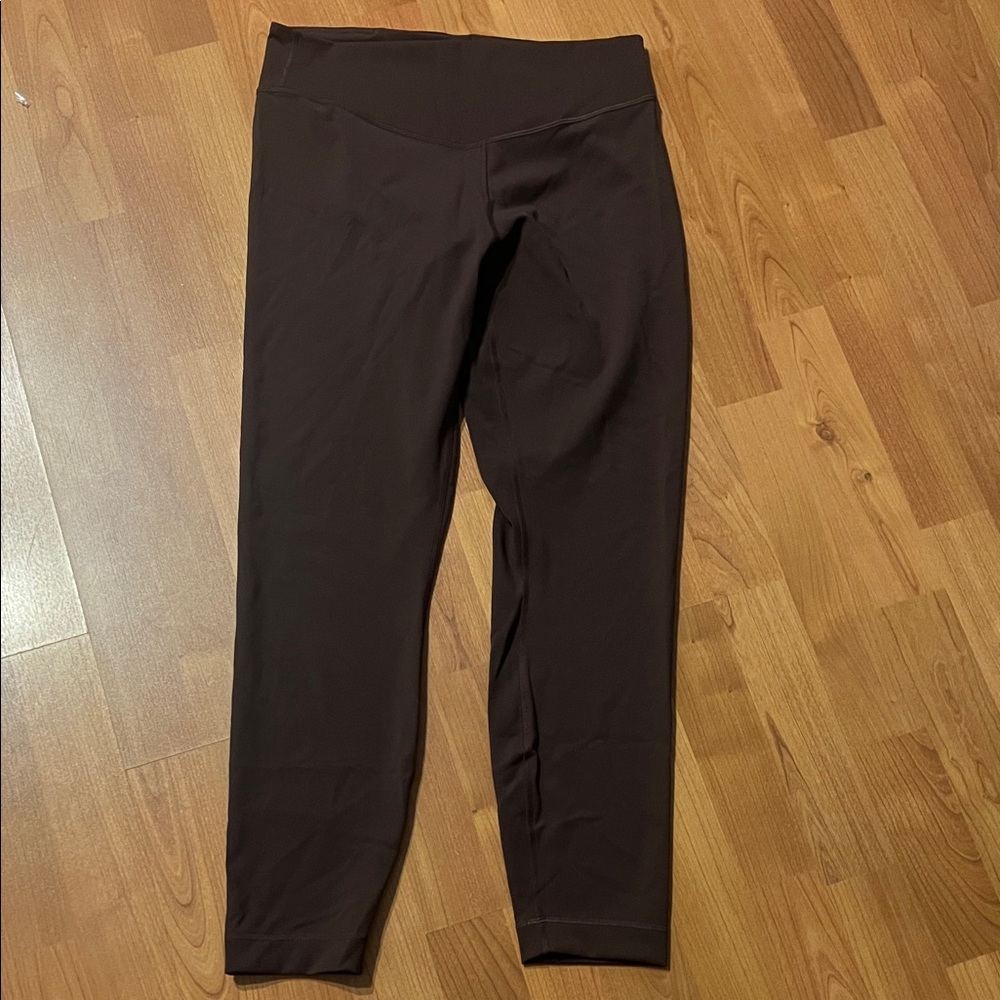 Barely worn lululemon Dark Brown Leggings - Picture 2 of 5